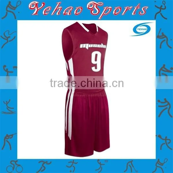 Plain Basketball Uniform With Your Favourite Color Wholesale photo-2