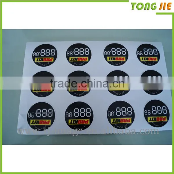 Oil Proof No Residue Adhesive Wall Number Sticker photo-4