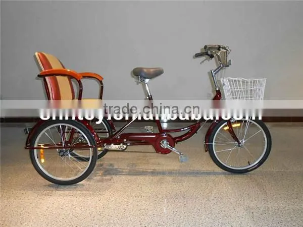 Adult Pedal Tricycle With Rear Comfortable Seat SH-T122 Quality Choice