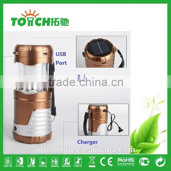 Emergency Solar LED Lantern Flashlight With USB Power Bank for Camping Hiking photo-6