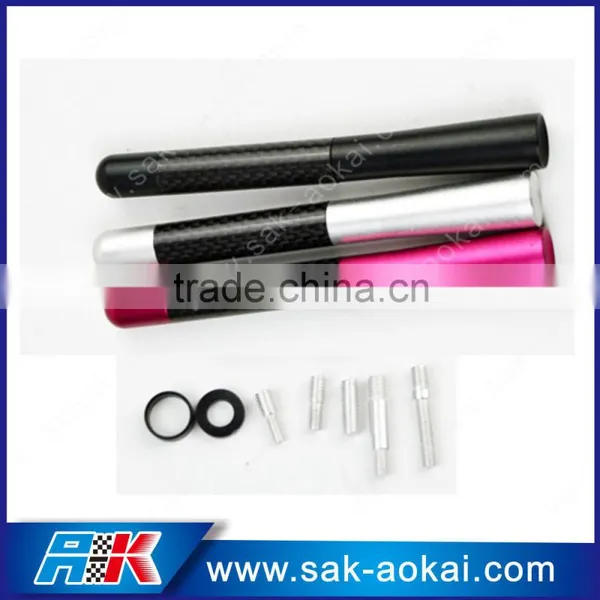 Universal Car Alumium Alloy & Carbon Fiber Car Aerial Radio Antenna photo-2