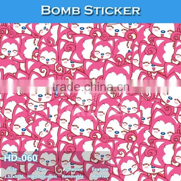 HD-055 High Quality Printing Sticker Bomb Car Body Sticker Paper photo-6