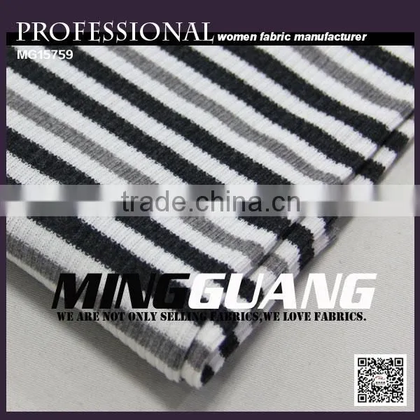 The Lastest Fashional Rib Knitted Fabric Hot Sell by Factory for Lady's Clothes Look Nice photo-4