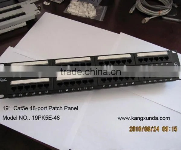 48 Ports Cat5e Cat6 Patch Panel photo-3