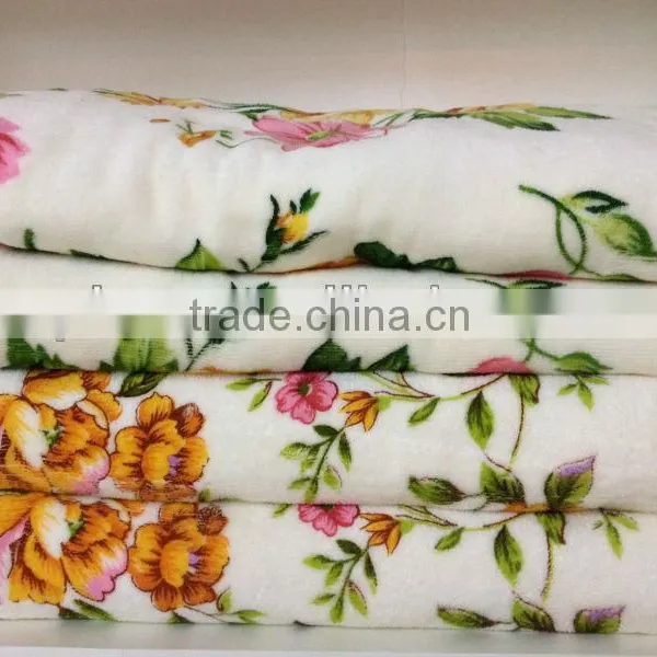 Wholesale 100% Cotton Cheap Printed Terry Beach Towel