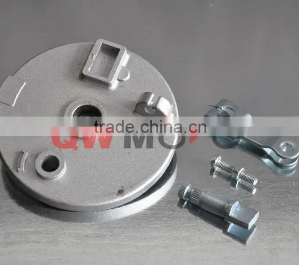 8 Inch Wheels Front Left & Right Brake Shoe Hub With Drum Brake Assembly for ATV Quad Bike 150cc/ 200cc