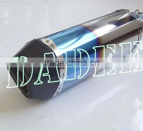 Racing Small Colorful Hexagonal Stainless Steel Exhaust Pipe for RS 100