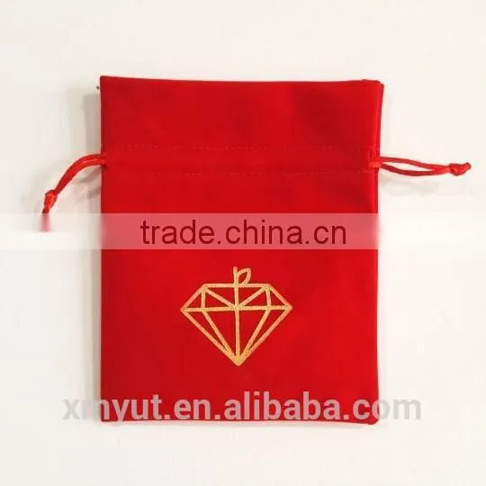Custom Printed Velvet Pouch/velvet Bag