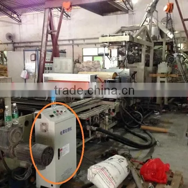 2015 Corona treatment plant on single layer co-extruded sheet machine