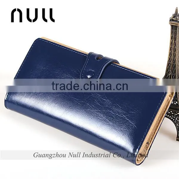 2015 Latest Promotion OEM Custom Handmade Fashion Wallet Leather Purse photo-5