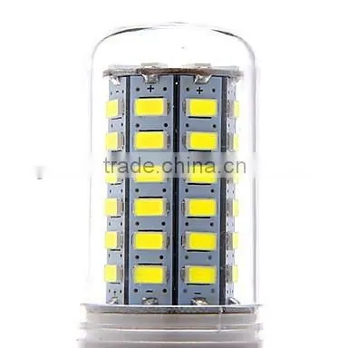 E27 12W 56x5730SMD 1200LM 6000-6500K White Light LED Corn Bulb (220-240V) photo-3