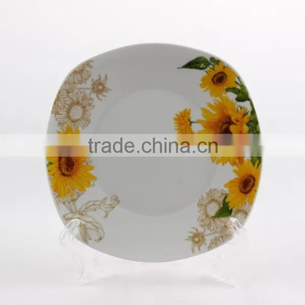 Super White Porcelain Rectangular Divide Dinner Plate,super White Porcelain Price photo-6