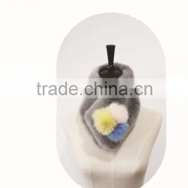 2015 New Design Fashion Fake Fur Scarf/winter Warm Women Warm Fake Fur Scarf/Fake Fur Shawl photo-2