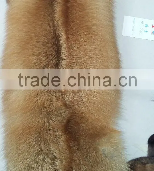 Real Silver Fur Skin / Natural Fox Fur Skin / Tanned Red Fox Fur Skin For Coat Quality Choice photo-2