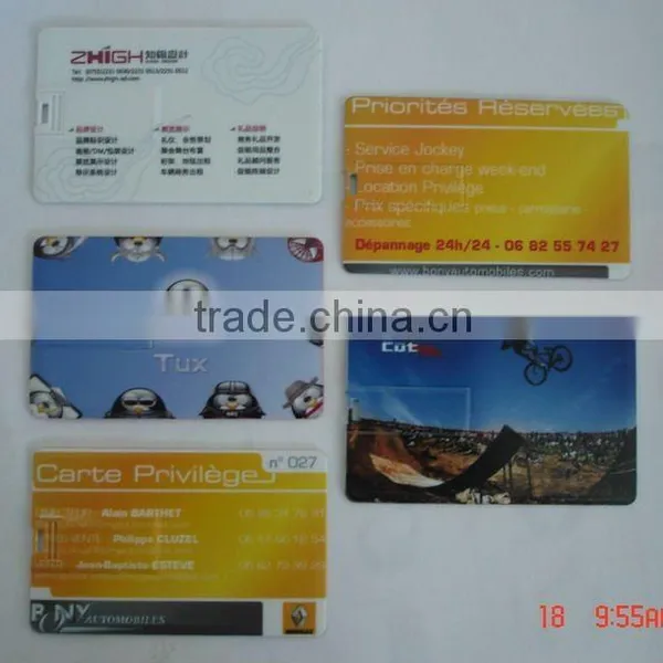White Card Flash Usb Stick,beautiful Usb Flash Drive ,oem Logo Card Pendrive photo-2