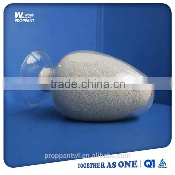 Ceramic Proppant Supplier Wanli Economic Ceramic Proppant Low Density Great Conductivty photo-3