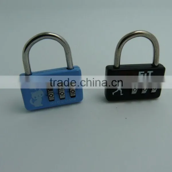 New 3 Dial Digit Combination Suitcase Luggage Metal Code Password Lock Padlock