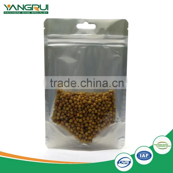 Customized Food Packaging Bag Stand up Zipper Pouch Transparent Laminated Aluminum Foil Clear Plastic Bag photo-2