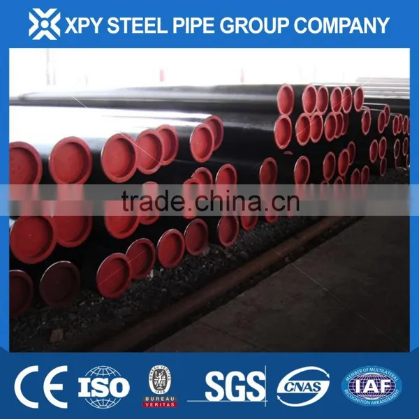 Guarantee Quality Factory Export Sch40 Steel Tube/pipe ASTM A53/A106/API5L Gr.B photo-6