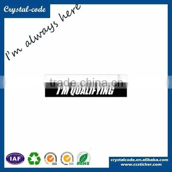 Custom Sticky Car Bumper Sticker photo-5