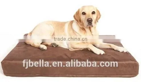 Luxury Memory Foam Dog Pet Bed Durable Waterproof With Rewashable MicroSuede Cover Non-skip Backing
