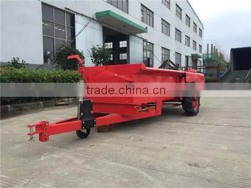 2 Wheel Tractor Trailed Fertilizer Spreader Lime Spreader Truck Manure Spreaders for Sale photo-2