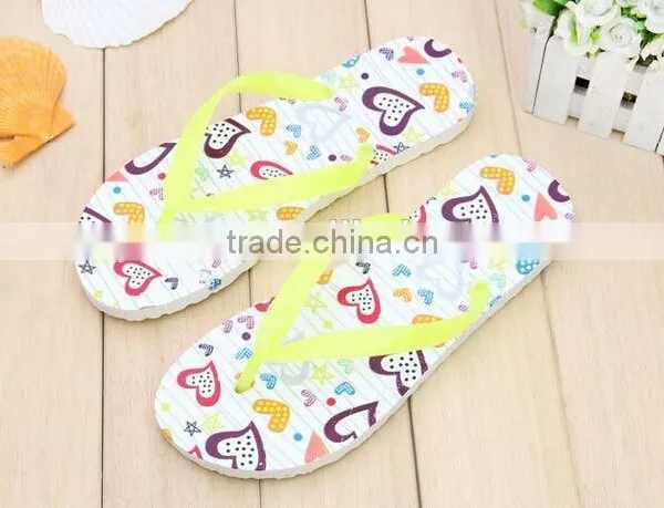 2015 Summer Antiskid Love Filp Flops Beach Slippers Wholesale photo-3