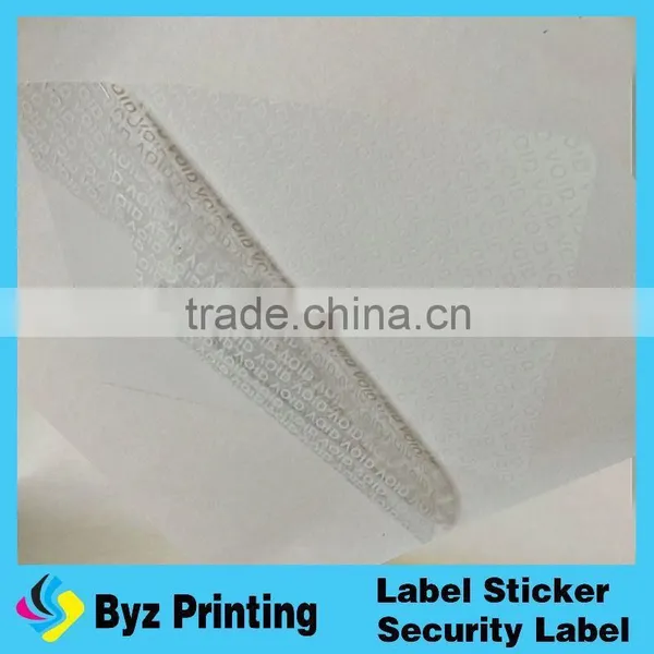 Hot Sale Cheap Wholesale Warranty Void if Broken Stickers/custom Warranty Sticker Void if Tampered in Lidun Brand photo-4