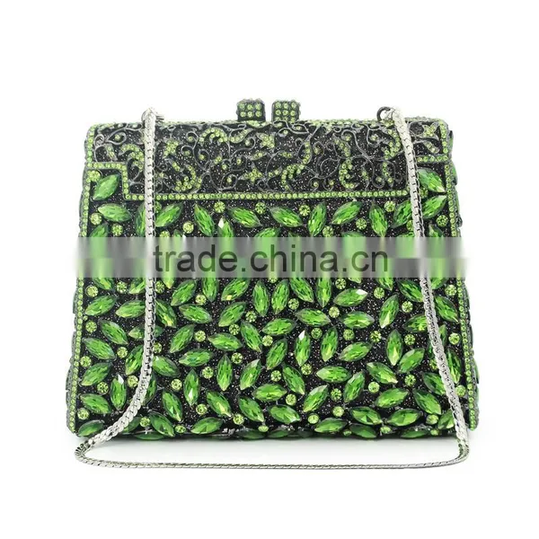 Aquamarine Clutch Bag Evening Trapezoidal Woman Wedding Bag Party Bag Fashion Handbag (88142A-G2) photo-2