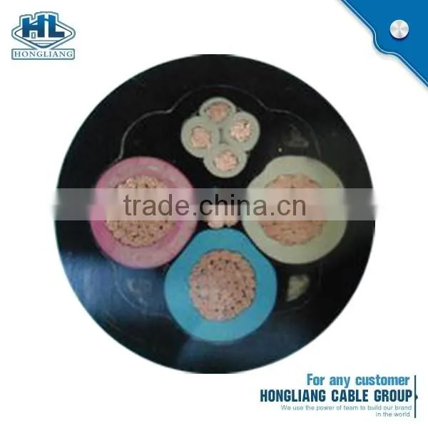 YC YCW 450/750V Heavy Model Rubber Sheath Flexible Rubber Cable for Welding Machine EPR/SBR 3*185+70
