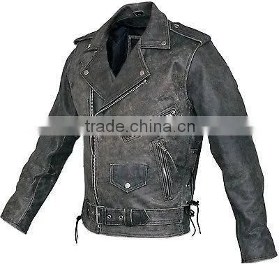 Motorbike Leather Wear Jacket