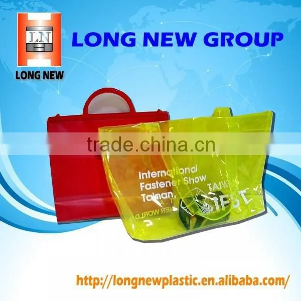 E Professional Cometic Zipper Book Care Products Clear Plastic Bag photo-6