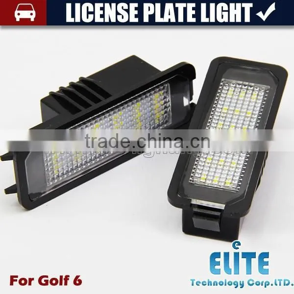 Canbus Led License Plate Light for Golf 6