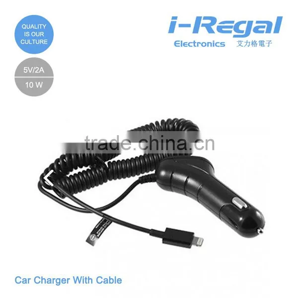 5v 1A Usb Car Charger With Cable for IPhone photo-5
