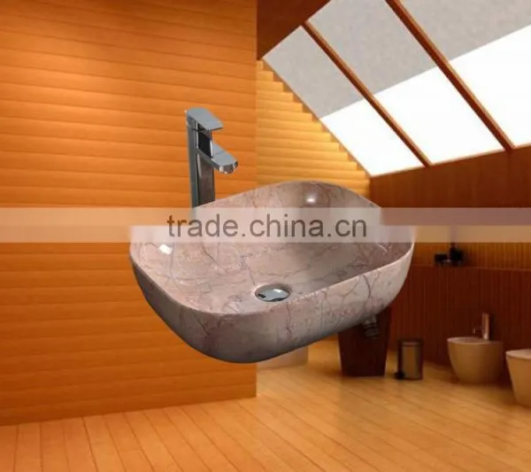 New Arrival Bathroom Porcelain Simple Style Fancy Bathroom Sinks photo-5