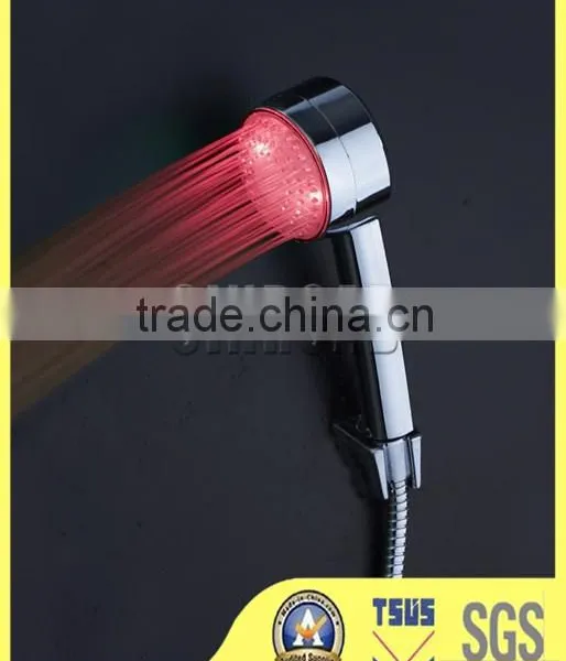 Three Colors Changing LED Bathroom Shower Head With Temperature Digital Display photo-2