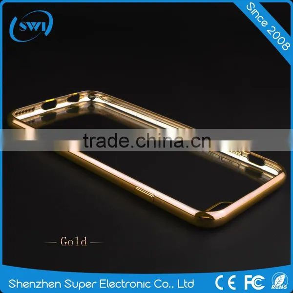 Plating Electroplating Clear Crystal TPU Soft Phone Case Cover for i Phone 6 6G Case photo-3