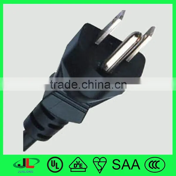Hot Product Arrival Flat American Plug 125V 10A 18AWG NEMA 5-15P to IEC C5 US ac Power Connector photo-2