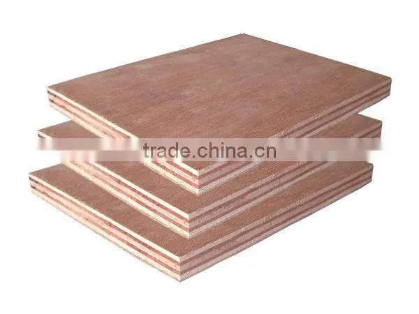 Okoume/Bintangor/Keruing Faced Commercial Plywood,furniture Grade Plywood