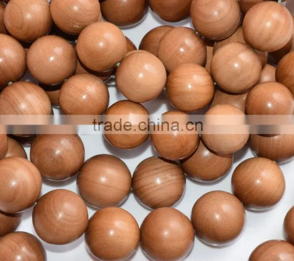 Sandal Wood Bead-string/chandan Necklace/white Wood Beads photo-6