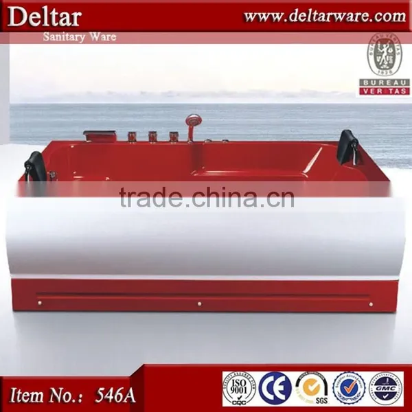 Modern Colored Bathtubs, Style Unique Bathtubs With LED Light, Triangle Type Massage Bathtub photo-4