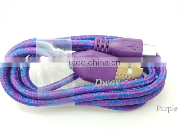 2016 High Quality Factory Price Braided Cable for IPhone 6 6s Charging Data Cable USB Cable photo-3