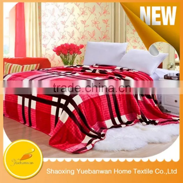 New Stripe Pattern Flannel Fleece Bed Sheet China Suppliers photo-4