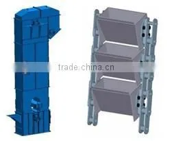 China ISO Standard Professional Large Capacity Wear Resistant Vertical Plate Chain Ming Bucket Elevator photo-2