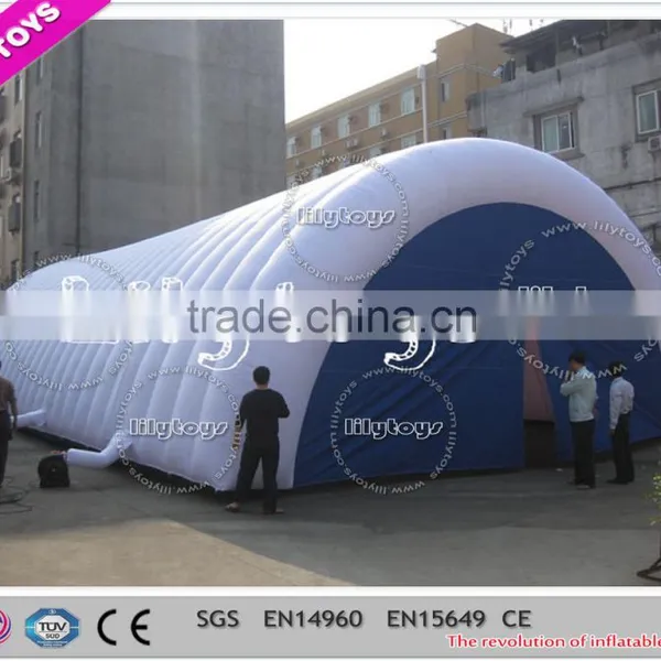 Factory Price Top Workmanship Event Huge White Inflatable Building photo-2