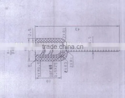 Long Side u Channel Pvc Edge Trim for the Table photo-2