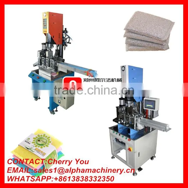 Commercial Cleaning Sponge Making Machine/dish Washing Scrubber Making Machine/scourer Knitting Machine photo-2