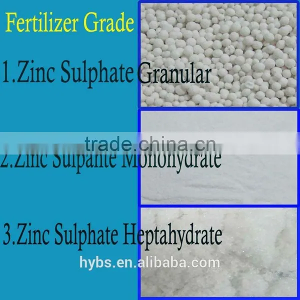 2016 Best Quality Zinc Sulphate for Fertilizer for Sale