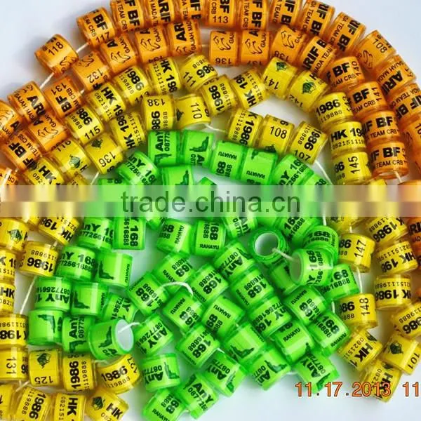 2016 Pigeon Ring Trasparent Clear Letters