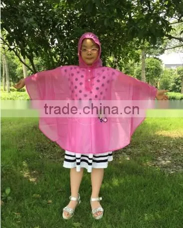 High Quality Lovely Cheap PVC Kids Rainwear photo-4